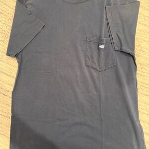 Southern Tide Heather Navy Crew Neck Tee